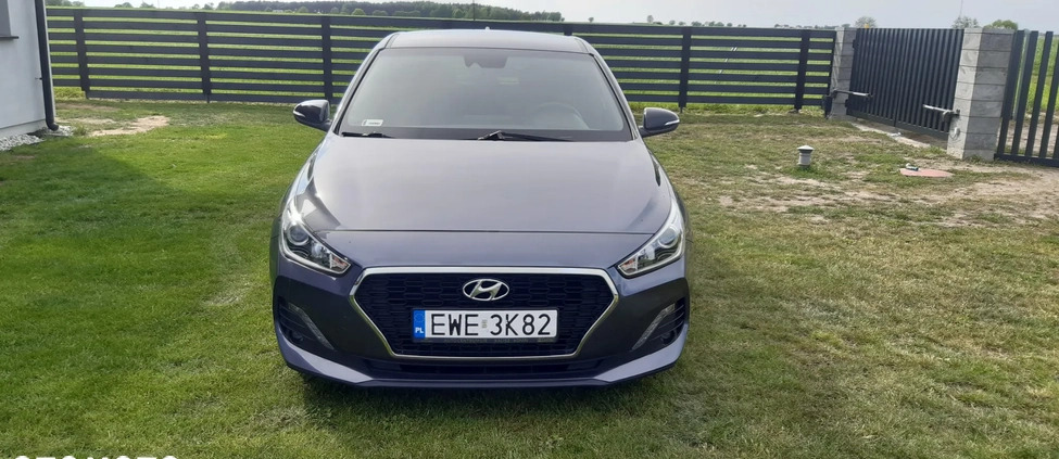 Hyundai I30 cena 50000 przebieg: 154822, rok produkcji 2018 z Międzychód małe 436